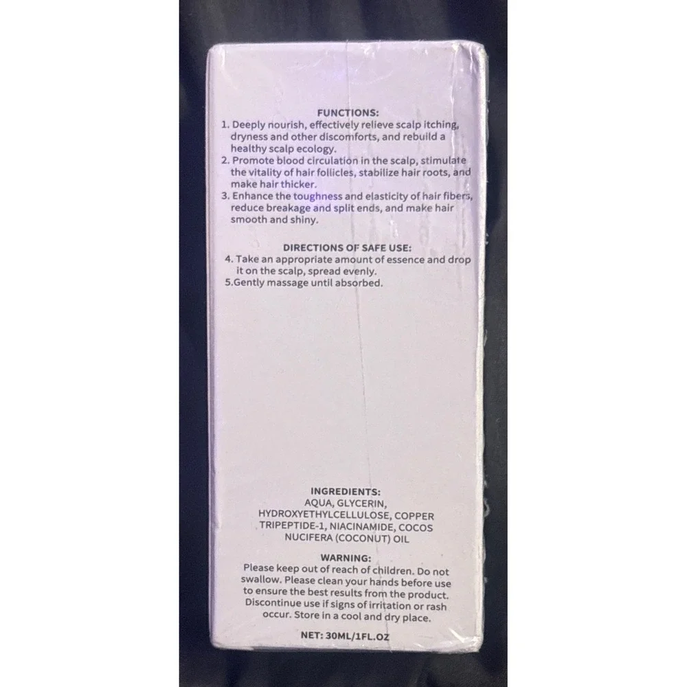 NEW Orre Naturals Hair Accelerator Serum Copper Peptide Niacinamide 1 oz
